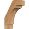 Ekena Millwork 4"W x 8"D x 12"H Merced Rough Sawn Knee Brace, Western Red Cedar BRC04X08X12MRC00RWR - alternate 1
